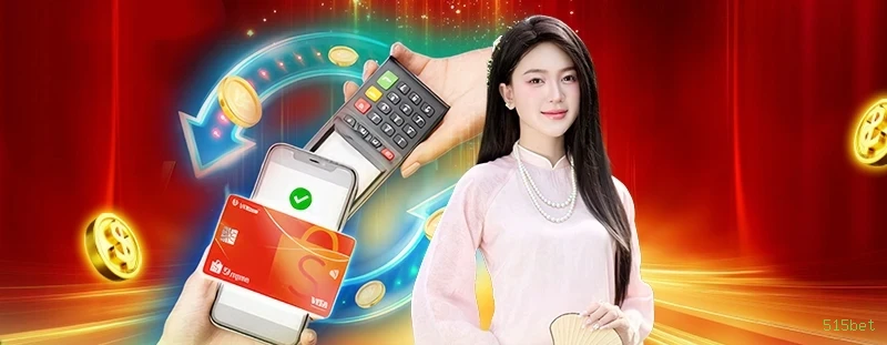 Imagem promocional do aplicativo mobile da 515bet