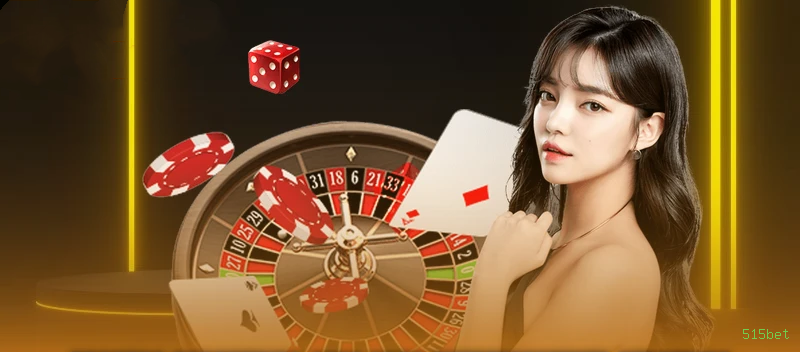 Imagem promocional do aplicativo mobile da 515bet